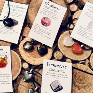 FREE CRYSTAL NECKLACE  with every purchase until March 22nd! Value $10